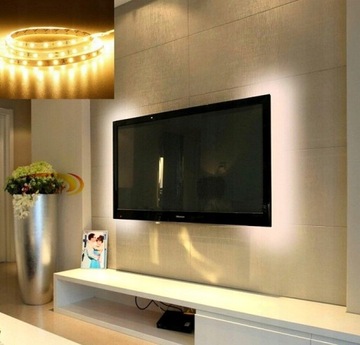 СВЕТОДИОДНАЯ ЛЕНТА 3M НА АККУМУЛЯТОРЕ, 90 СВЕТОДИОДОВ ТЁПЛЫЙ БЕЛЫЙ