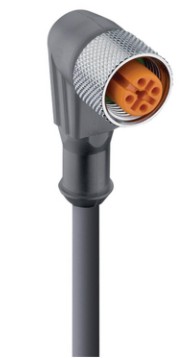 RKWT/LED A 4-3-224/35 m, przewód czujnika, złącze żeńskie M12 3-pin z LED