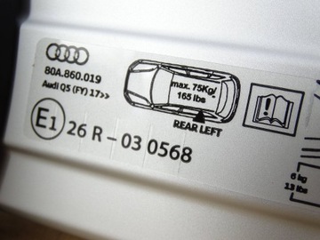 STŘEŠNÍ NOSIČ PORSCHE MACAN 95B AUDI Q5 80A NOVÉ OE