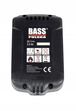 АККУМУЛЯТОР 3.0aH 24V LI-ON ДЛЯ АККУМУЛЯТОРНЫХ ИНСТРУМЕНТОВ BASS POLSKA