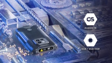 СМАРТФОН HAMMER CONSTRUCTION 2 5G 6/128 ГБ БРОНИРОВАННЫЙ Водонепроницаемый телефон