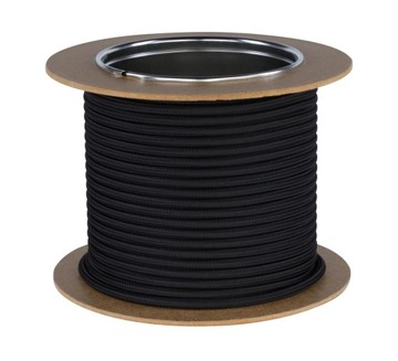 KABEL W OPLOCIE CZARNY PRZEWÓD 2x0,75 PRODUCENT BK