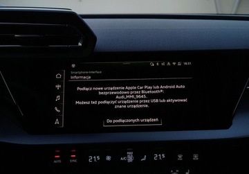 Audi A3 8Y 2025 Audi A3 Limousine Salon Polska Gwarancja 02-2030 1.5 TFSI Kamera Keyless V, zdjęcie 14