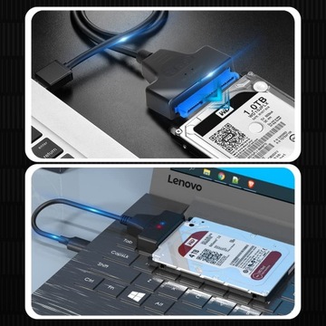 АДАПТЕР HDD SSD АДАПТЕР ДЛЯ НАКОПИТЕЛЯ USB 3.0 ДЛЯ НОУТБУКА