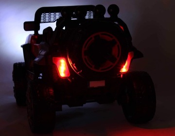 АВТОМОБИЛЬНЫЙ АККУМУЛЯТОР 4x4 EVA КОЖАНЫЙ ПУЛЬТ ДИСТАНЦИОННОГО СВЕТОДИОДА USB МУЗЫКА КРАСНЫЙ