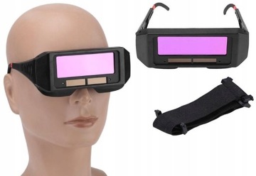 GOGLE OKULARY SPAWALNICZE SAMOŚCIEMNIAJĄCE CZARNE