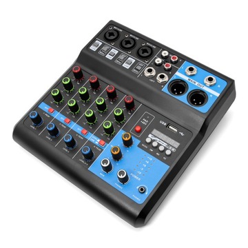 Система микширования звуковой карты Mini DJ, 5-канальный микшер