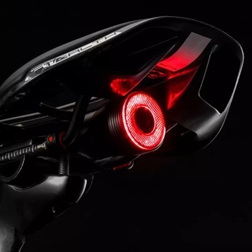 ROCKBROS Q5 Светодиодный задний фонарь для велосипеда 60 лм USB C умный стоп-сигнал IPX6