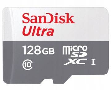 КАРТА ПАМЯТИ SanDisk ULTRA MICROSD SDXC A1 128 ГБ 140 МБ/С + АДАПТЕР