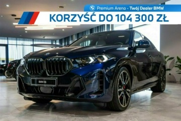 BMW X6 G06 SUV Facelifting 3.0 40i 381KM 2025 BMW X6 xDrive40i, Dostępny od ręki!