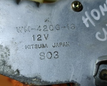 HONDA CIVIC VI HB MOTOREK STĚRAČE ZADNÍ WM-4206-1S