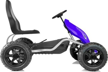 МЕГА ГОКАРТ С ПЕДАЛЯМИ, НАДУВАННЫЕ КОЛЕСА, ТОРМОЗА ДО 100 кг