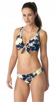 TRIUMPH O - BOTANICAL LEAF W 02 góra bikini miękka z fiszbinami 40B / 80B /