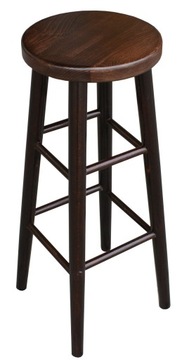 TABORET BAROWY 81 cm BUKOWY HOKER WYSOKI brąz