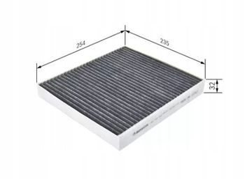 BOSCH 1 987 432 543 FILTR KABINA
