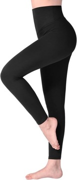 Getry modelujące Legginsy WYSOKI STAN wyszczuplające DŁUGIE M/L