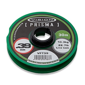 ŻYŁKA PRZYPONOWA Prisma Fluorocarbon 3X Wytrzymałość 3,4kg Dł.50m 0,21mm