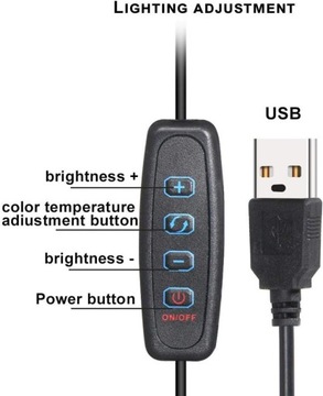 Вращающийся на 360 градусов кольцевой светильник для прямой трансляции