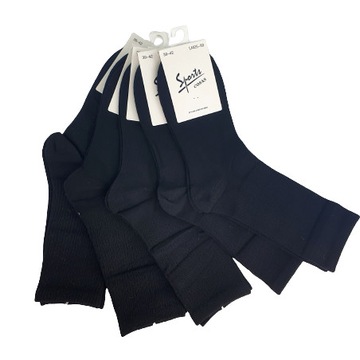 1x МОЛОДЕЖНЫЕ СПОРТИВНЫЕ ЖЕНСКИЕ НОСКИ ДЛЯ СТАРОЙ ШКОЛЫ, ЧЕРНЫЕ ДЛИННЫЕ