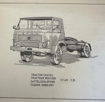 STAR C 28 ПРИЦЕПНЫЙ ТРАКТОР POLMO, каталог запчастей