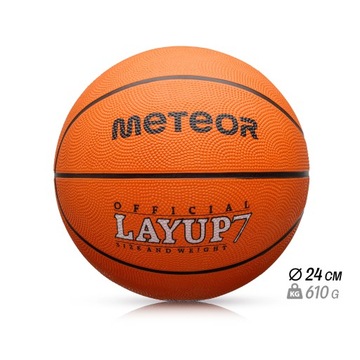 METEOR LAYUP МУЖСКАЯ БАСКЕТБОЛ №7 оранжевый