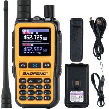 Baofeng UV-5R Eu Mini Radiotelefon Vhf Uhf Naslouchání Letecké pásmo Am Fm