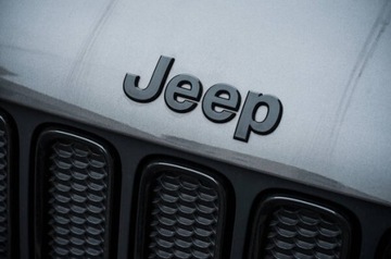 ZNAK LOGO JEEP ZNAKY PATRIOT LIBERTY WRANGLER 140X41MM ČERNÁ MAT