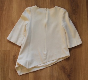 biała bluzka SIMPLE 36 S 34 xs wełna koszula