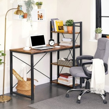 ПРОМЫШЛЕННЫЙ СТОЛ С ПОЛКАМИ, ЛОФТ, РУСТИК, ВИНТАЖ