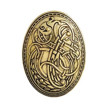 5x Medieval Scarf Pin Symbol Brooch