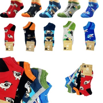 НАБОР ИЗ 10 ПАР ОБУВИ Мужские хлопковые носки FUNNY, размеры 40-43