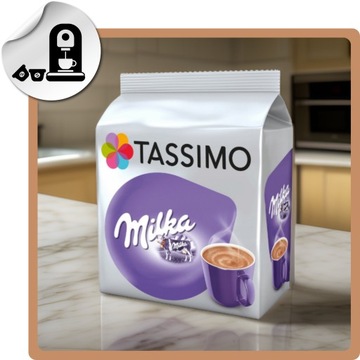 Шоколадные капсулы для эспрессо-машины Tassimo Milka Горячий шоколад 8 шт.