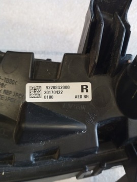 HALOGEN PRAVÝ HYUNDAI IONIQ NR 92208G2000
