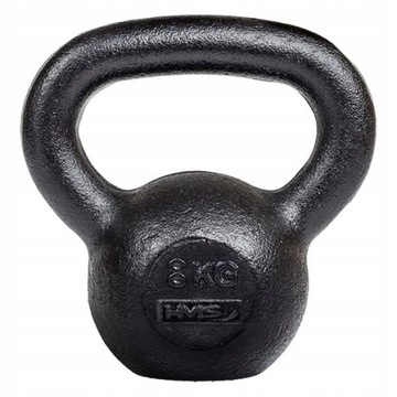 KETTLEBELL 8KG ŻELIWNY HMS KZG08