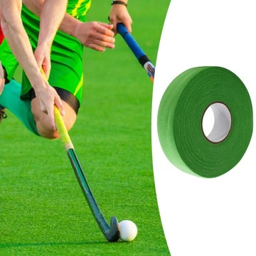 Taśma Taśma sportowa 27 jardów, antypoślizgowa, zielona do hokeja na lodzie