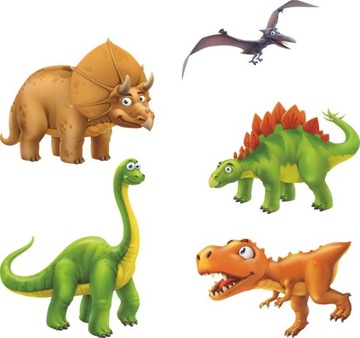 Naklejki na ścianę Dinozaury, T-rex, Tyranozaur