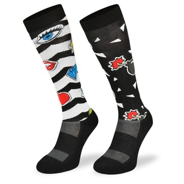 Гольфы COMODO для верховой езды, носки для лошадей, красочный узор BOMB