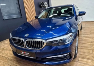 BMW Seria 5 G30-G31 Touring 520d 190KM 2018 BMW Seria 5 2.0D 190KM navi gwarancja LED AUTOMAT bezwypadkowy, zdjęcie 12
