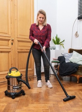 ODKURZACZ PRZEMYSŁOWY 2w1 sucho mokro 1000W 15L