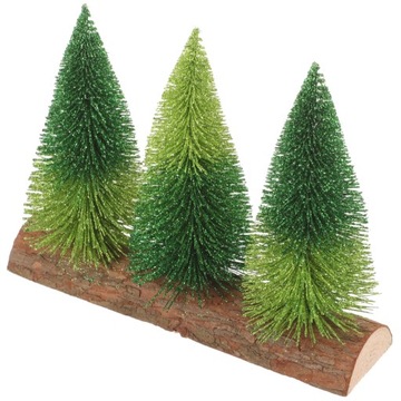 МИНИ-ТОП НА ДЕРЕВЯННОЙ ОСНОВЕ МИНИ-Рождественская ёлка