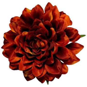 Główka wyrobowa kwiaty sztuczne Piękna DALIA Cynia fioletowa do stroików