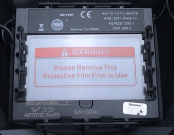 АВТОМАТИЧЕСКАЯ СВАРОЧНАЯ ШЛЕМА V3B SHERMAN