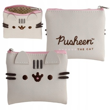 PUSHEEN portmonetka na suwak z USZKAMI CUDEŃKO