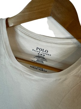 Koszulka Ralph Lauren biała z logiem M