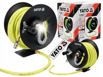 Катушка для пневматического шланга HYBRID 15м YATO