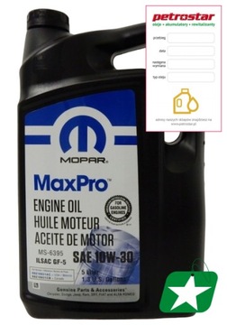 MOPAR 10W30 5L