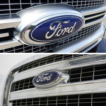 FORD ZNAK LOGO ZNAKY 150 X 59 MM MONDEO FOCUS GALAXY TRANSIT COURIER