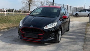 Ford Fiesta VII Hatchback 3d Facelifting 1.0 EcoBoost 140KM 2014 Ford Fiesta Raty 1.0 benz 140KM Black Red Edition Klimatronic Polecam Nowy