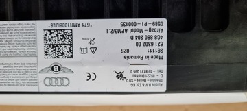 A7 4G ULOŽENÍ AIRBAG SPOLUJEZDCE 4G8880204D A6 C7