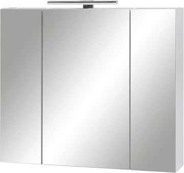 WADLIWA SZAFKA ŁAZIENKOWA WISZĄCA Z LUSTREM 80 x 74 ,4 x 16 cm